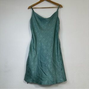 J for Justify Casual Teal Patterned Mini Dress